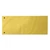Elválasztócsík FORTUNA 105x235mm karton sárga 100 darabos