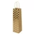 Italtasak CREATIVE ECO Special Plus 10x36x10 cm barna fóliás arany csíkos-pöttyös sodort füles