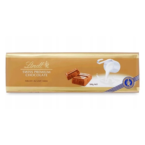 Csokoládé LINDT Gold Milk tejcsokoládé 300 g