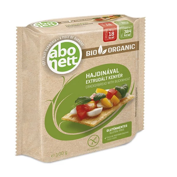 Extrudált kenyér ABONETT gluténmentes hajdinával 100 g