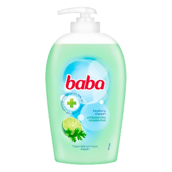 Folyékony szappan utántöltő BABA antibakteriális Lime 500 ml