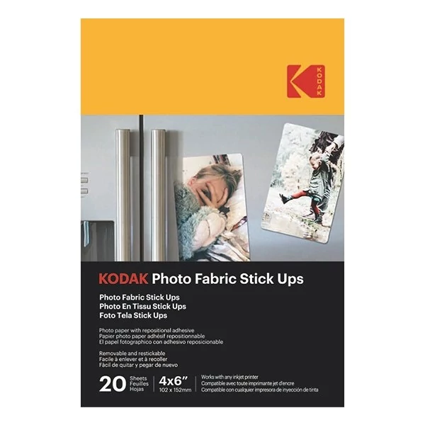 Fotópapír KODAK Photo Fabric 10x15 cm felragasztható és visszaszedhető 20 íves