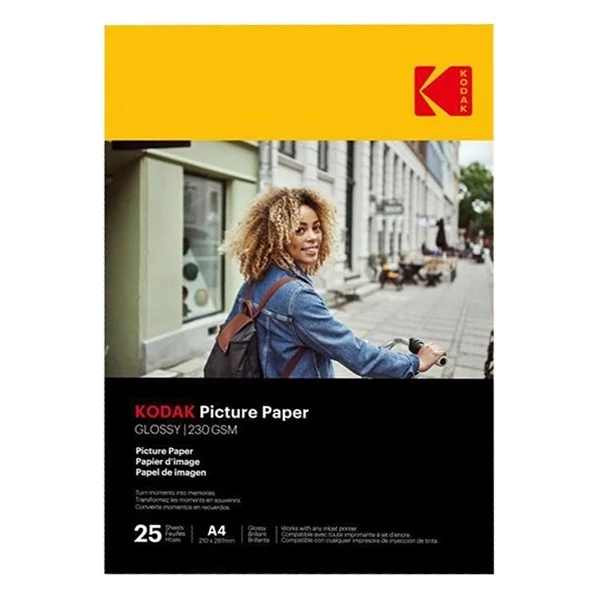 Fotópapír KODAK Picture High Gloss A/4 230 g 25 íves