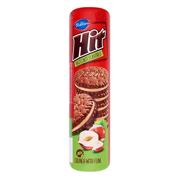 Keksz BAHLSEN HIT mogyorós 220 g