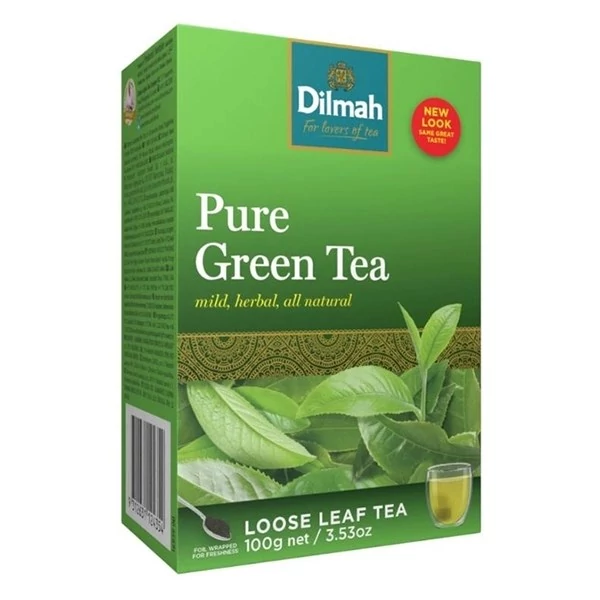 Szálas zöld tea DILMAH Natural 100 g